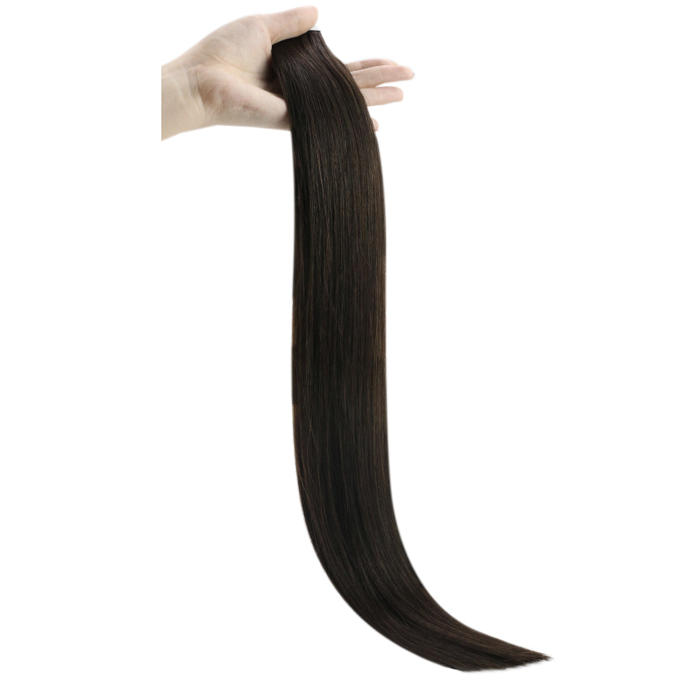 virgin human tape ins for brown hair #2