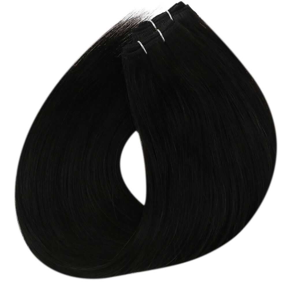machine weft hair