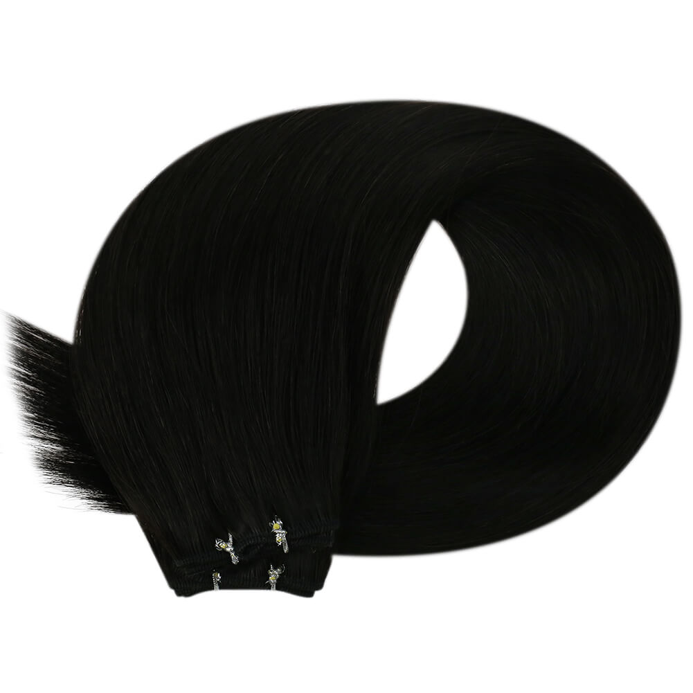 weft bundle virgin hair extensions