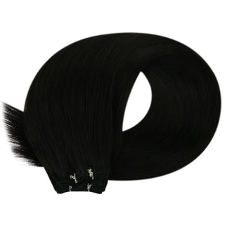 weft bundle virgin hair extensions