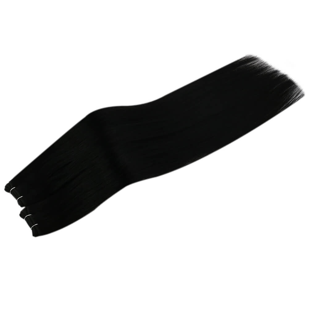 weft bundles virgin hair extensions