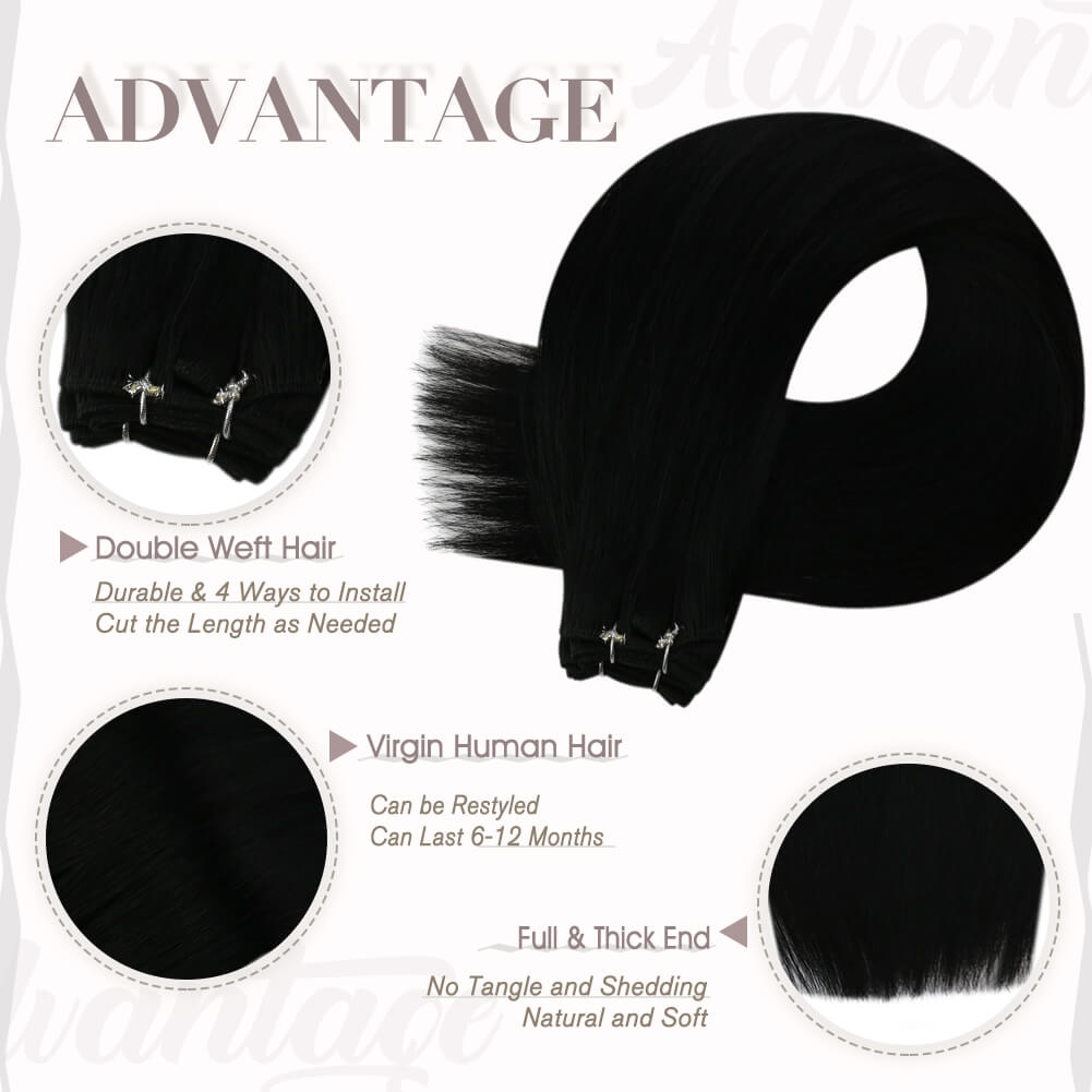 professional weft hair extensions