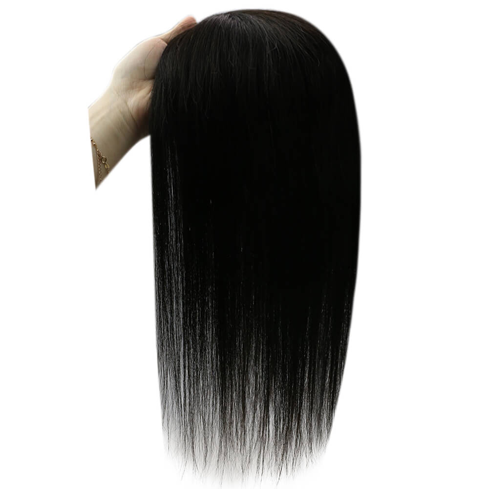 remy human hair topper