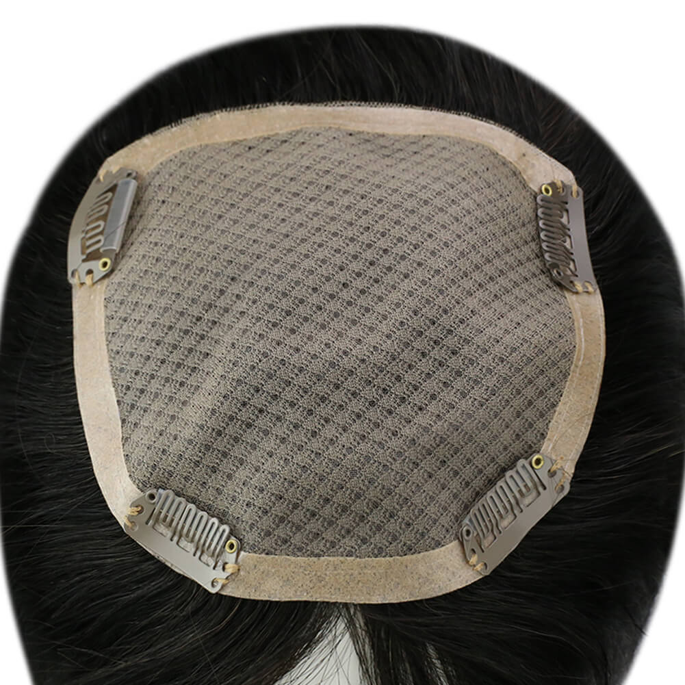 natural looking hair toppers