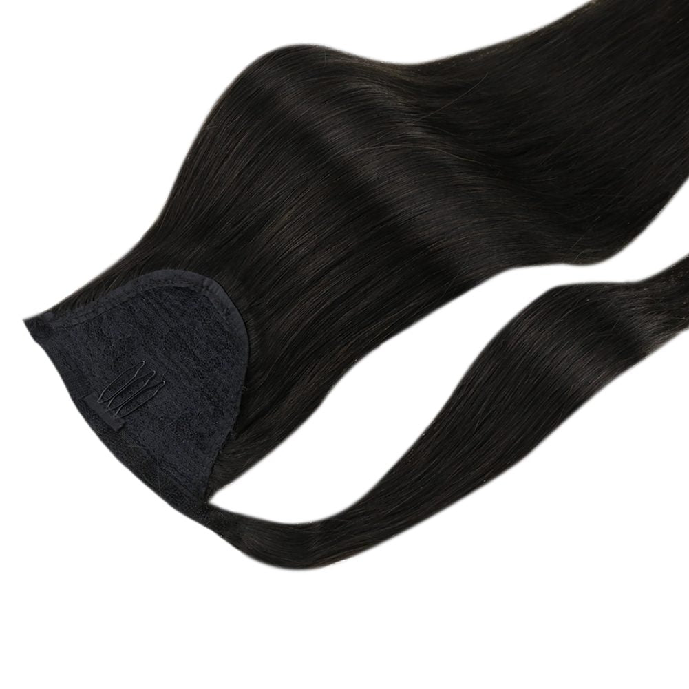 ponytail hair extensions real hair